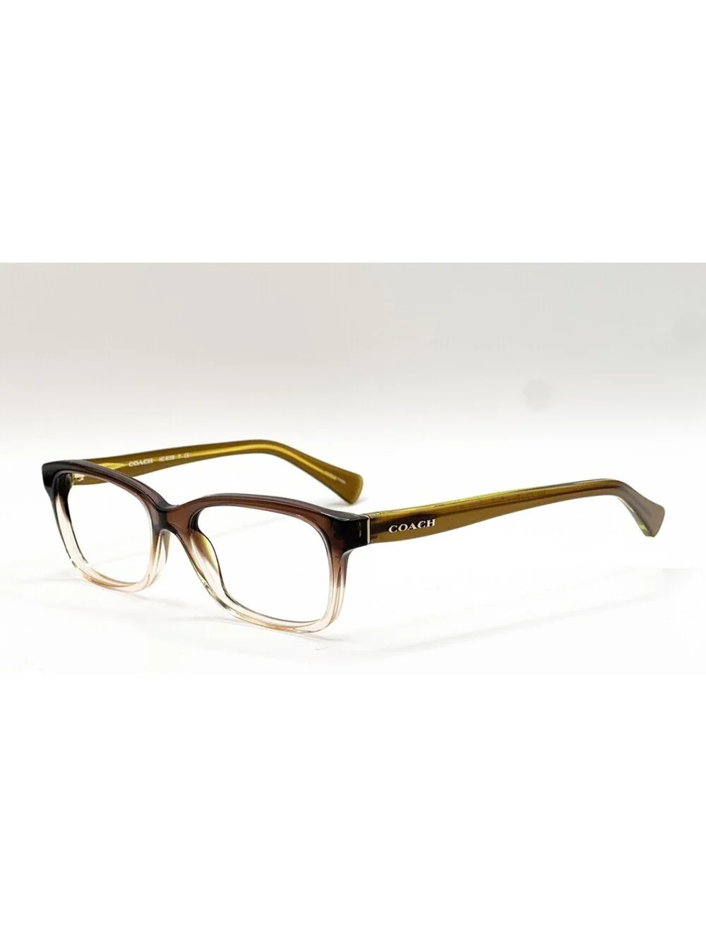 Coach HC 6089 5400 Transparent Olive Gradient Eyeglass Frames 51-16-135